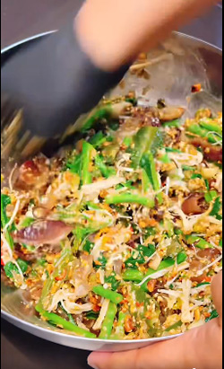 ซุบผักลาว อาหารอีสาน เมนูผัก สูตรอาหาร วิธีทำซุบผักลาว