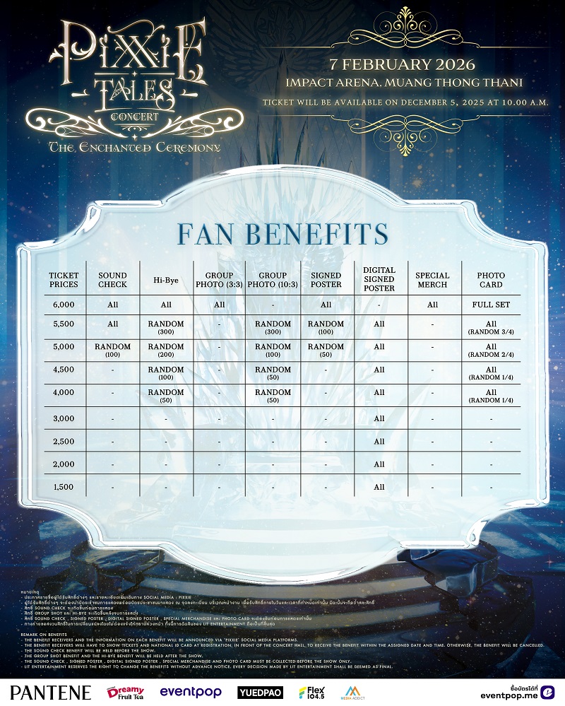 PiXXiE คอนเสิร์ต Fan Benefit