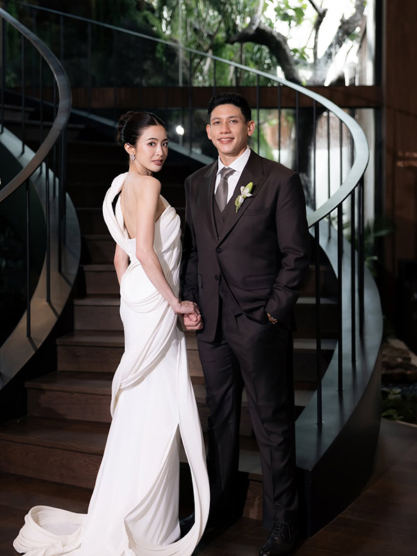 ภาพมายด์ ลภัสลัล  พาย สุนิษฐ์  ในงานหมั้น