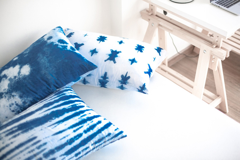 แต่งบ้านด้วยผ้ามัดย้อม