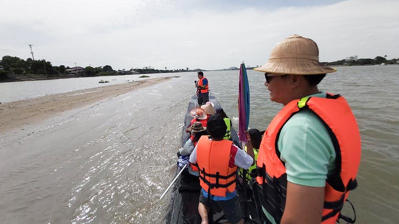 หาดทรายน้ำจืดกลางแม่น้ำเจ้าพระยา ปทุมธานี แลนด์มาร์กใหม่ใกล้กรุง 1 หาดทรายกลางแม่น้ำเจ้าพระยา