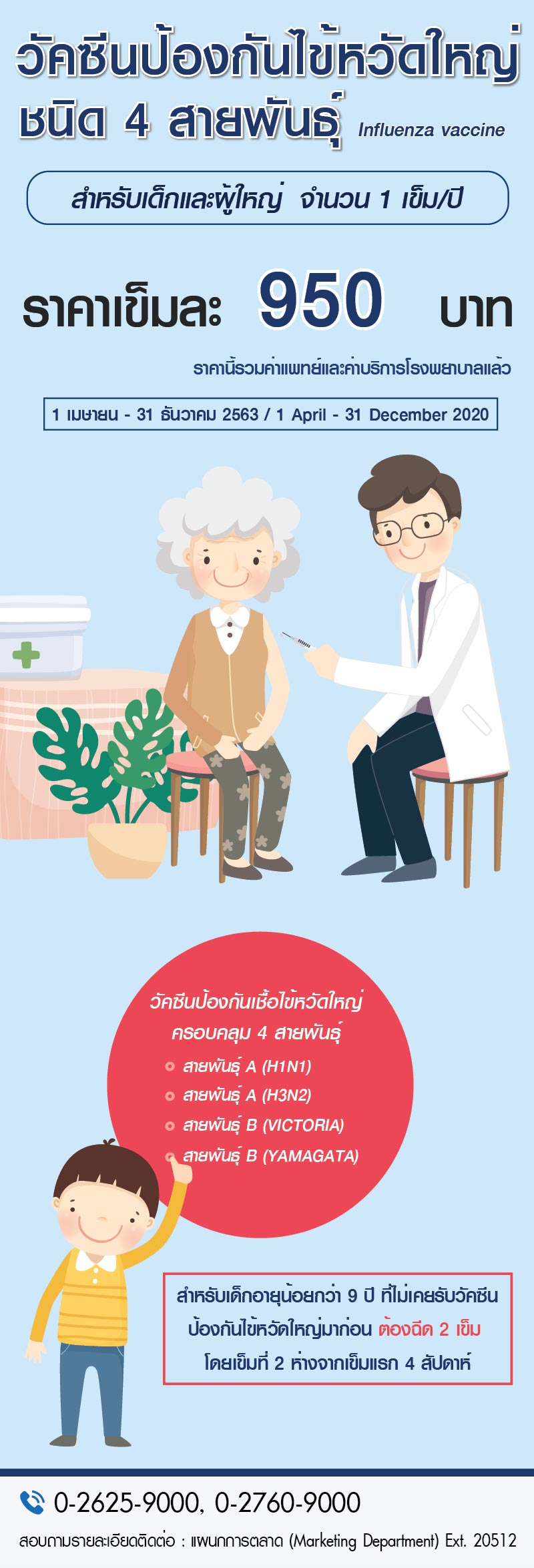 วัคซีนไข้หวัดใหญ่