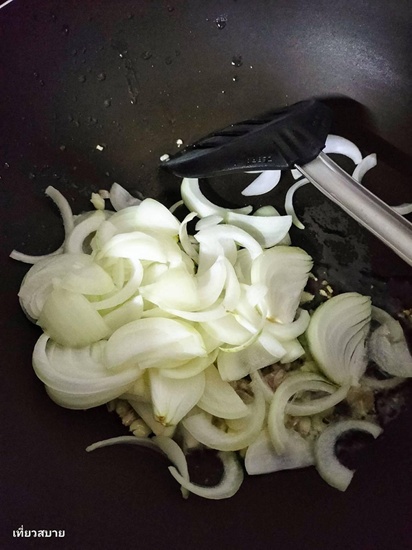 เต้าหู้ไข่ผัดผงกะหรี่ใส่เห็ดหอม เมนูเต้าหู้ไข่ อาหารไทย สูตรอาหาร