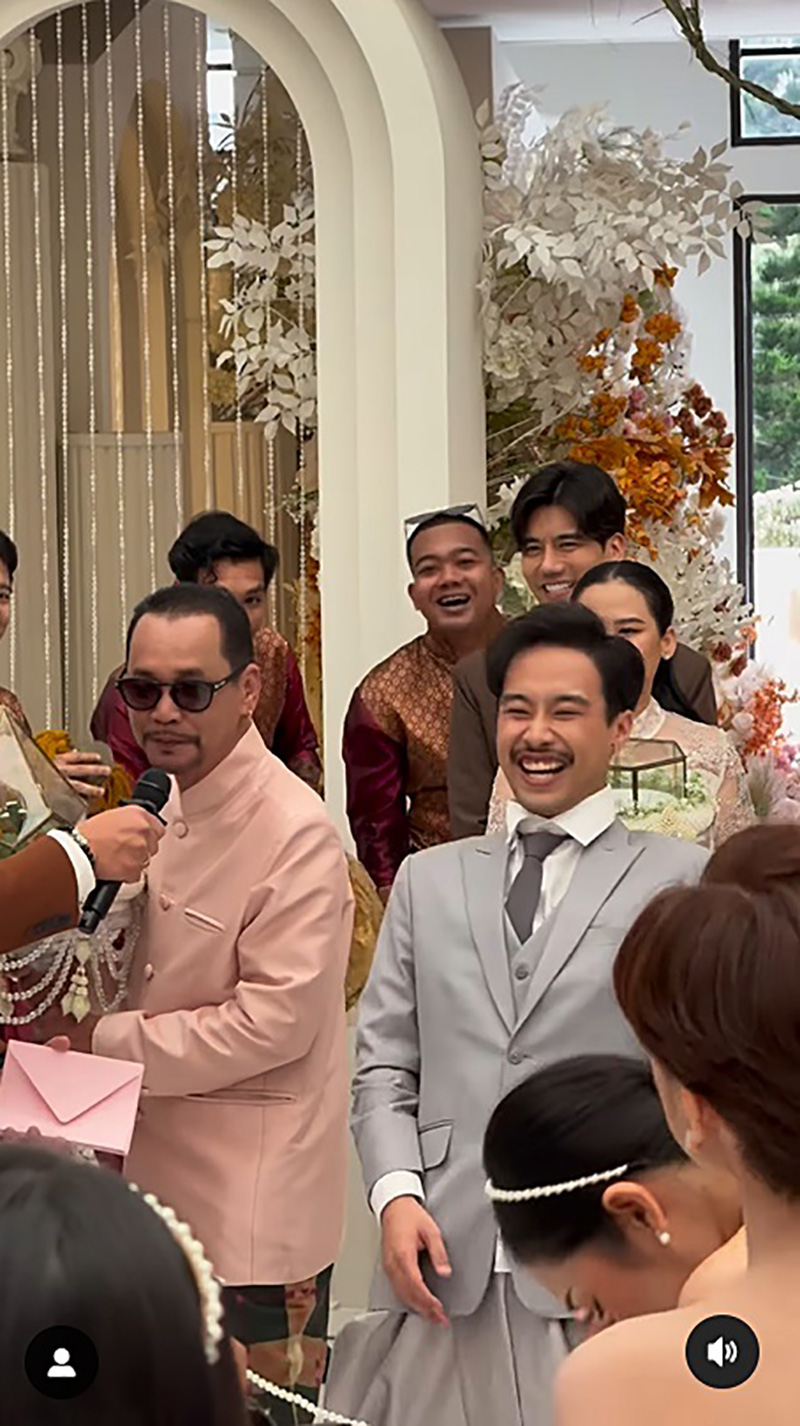 รวมภาพ โหงวเฮ้ง ลูกชายเท่ง เถิดเทิง เข้าพิธีวิวาห์