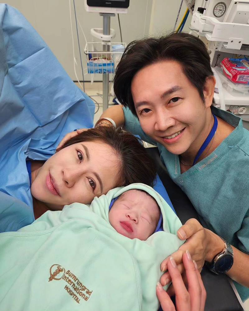 หมอของขวัญ คลอดลูกชาย
