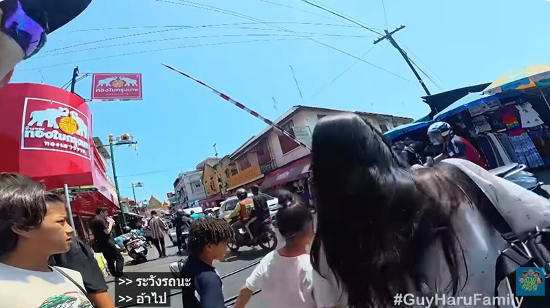 กาย รัชชานนท์ ปกป้องลูกกลางถนนตลาดร่มหุบ 