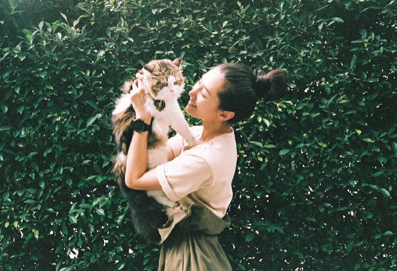 ดาราหญิงชอบเลี้ยงแมว
