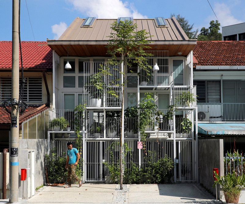แบบบ้านสามชั้นครึ่ง
