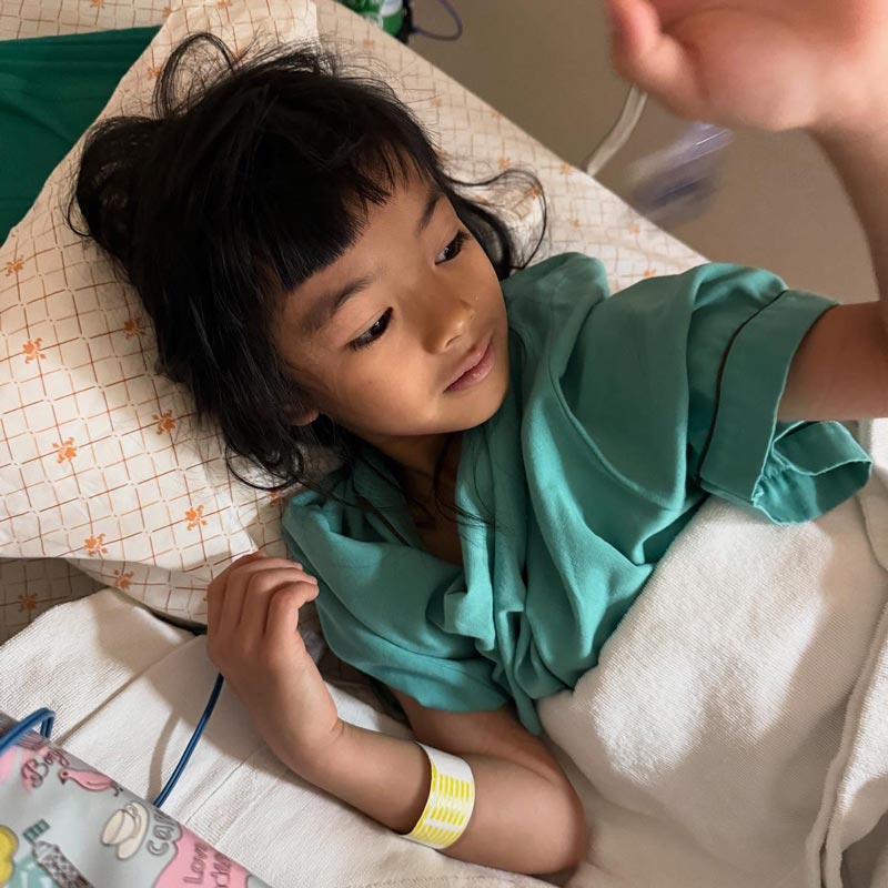 น้องเรน ลูกสาว เนม Getsunova ผ่าตัดไส้เลื่อน