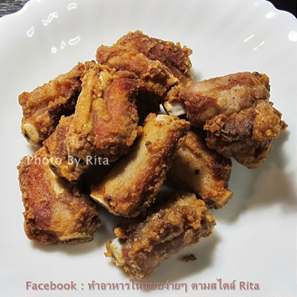 ซี่โครงหมูทอด