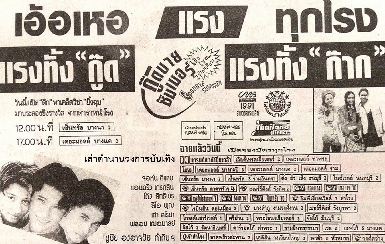 โฆษณาภาพยนตร์ไทยในอดีต