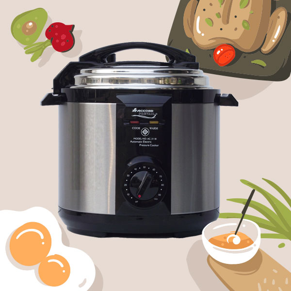 หม้ออัดแรงดันไฟฟ้า Accord Prevail รุ่น AC-4118