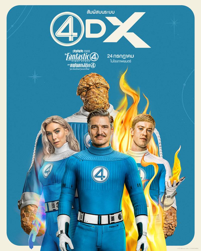 โปสเตอร์ The Fantastic Four First Steps หนัง แฟนแทสติก 4