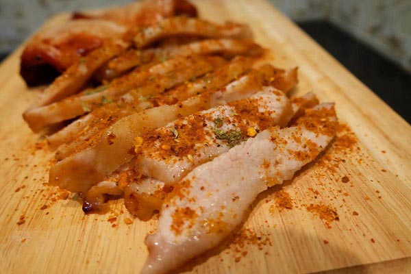 คอหมูย่างผงหม่าล่า 