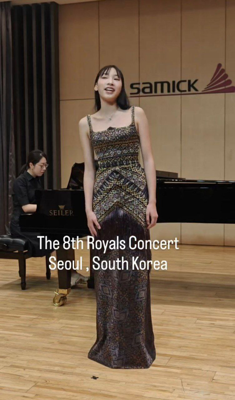 น้องแพรว ลูกสาว ตุ๊ก บ๊วย โชว์สกิลร้องโอเปร่า