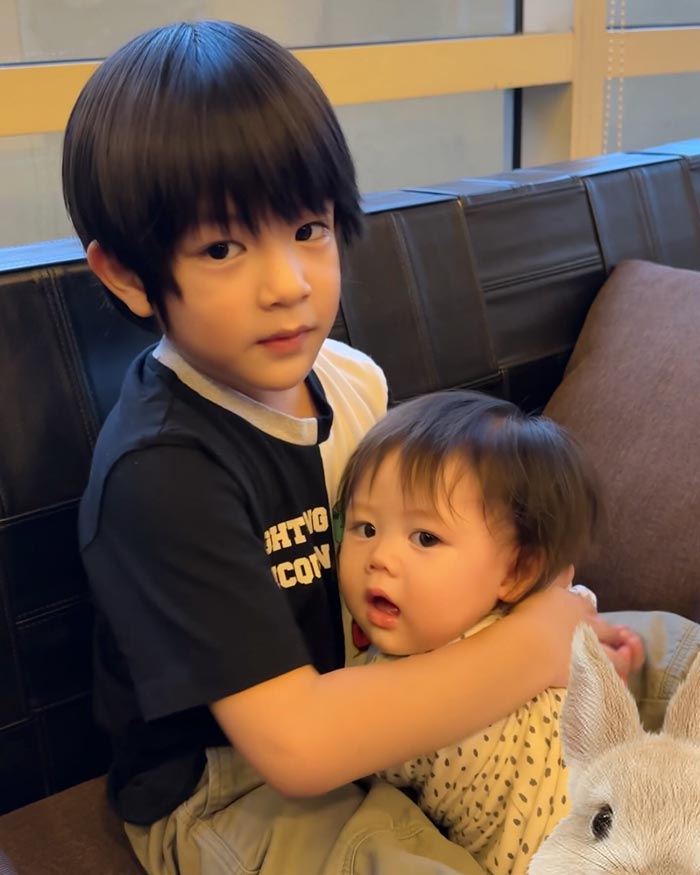 น้องดิน น้องแอบิเกล