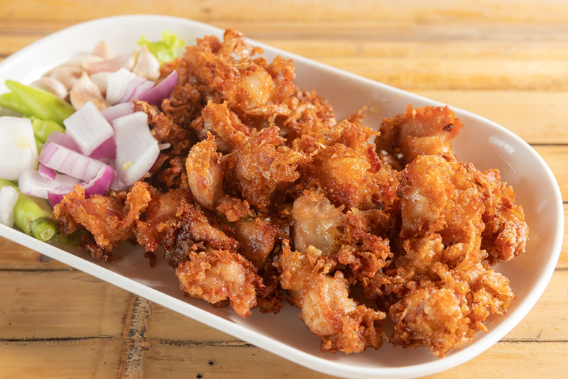 เอ็นข้อไก่ทอด รวมสูตรเมนูชุบแป้งทอด เมนูอาหารว่าง ของกินเล่น สูตรอาหาร