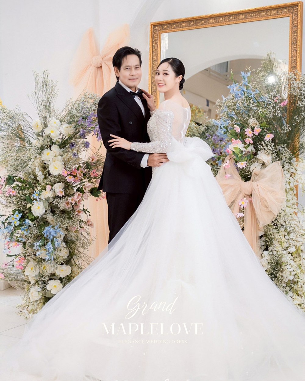ทับทิม ไทด์ สวมชุดแต่งงาน ถ่ายภาพพรีเวดดิ้งสุดโรแมนติก