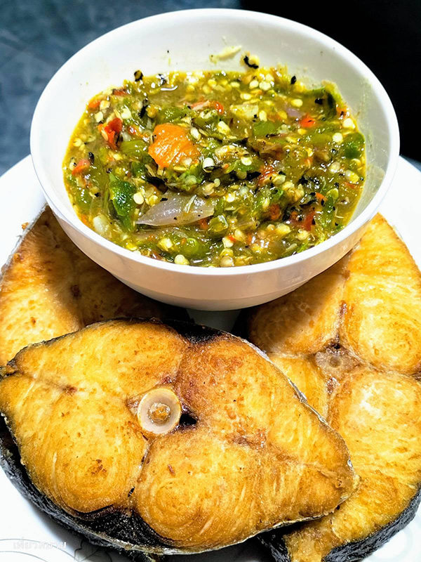 สูตรน้ำพริกขี้กา เมนูน้ำพริก เมนูอาหารไทย อาหารเพื่อสุขภาพ สูตรอาหาร