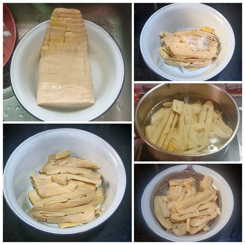 วัตถุดิบ หน่อไม้จีนต้มซี่โครงหมู