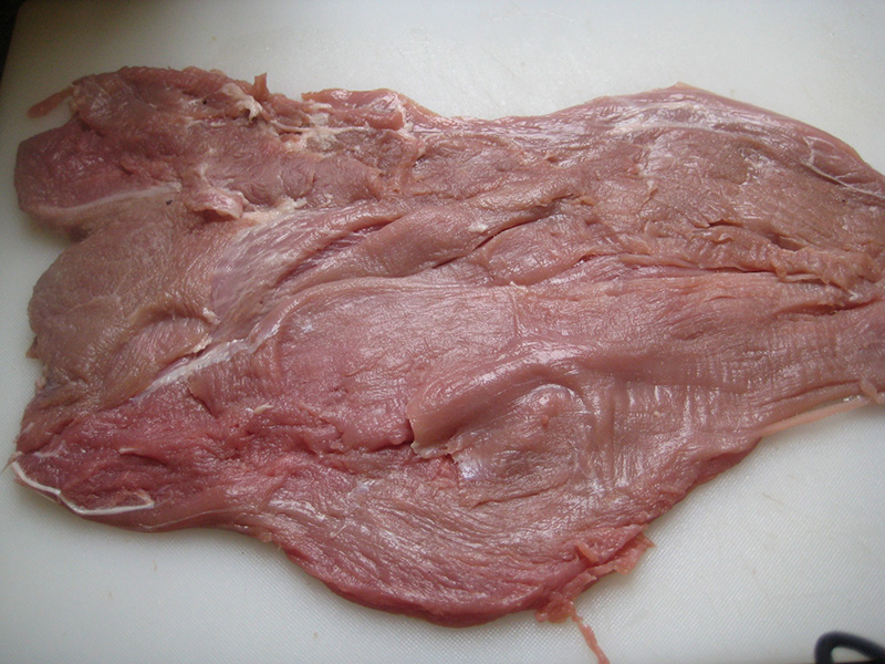 หมูสันในยัดไส้แอปริคอต แอปเปิล และขิง อาหารฝรั่ง เมนูหมูยัดไส้ สูตรอาหาร