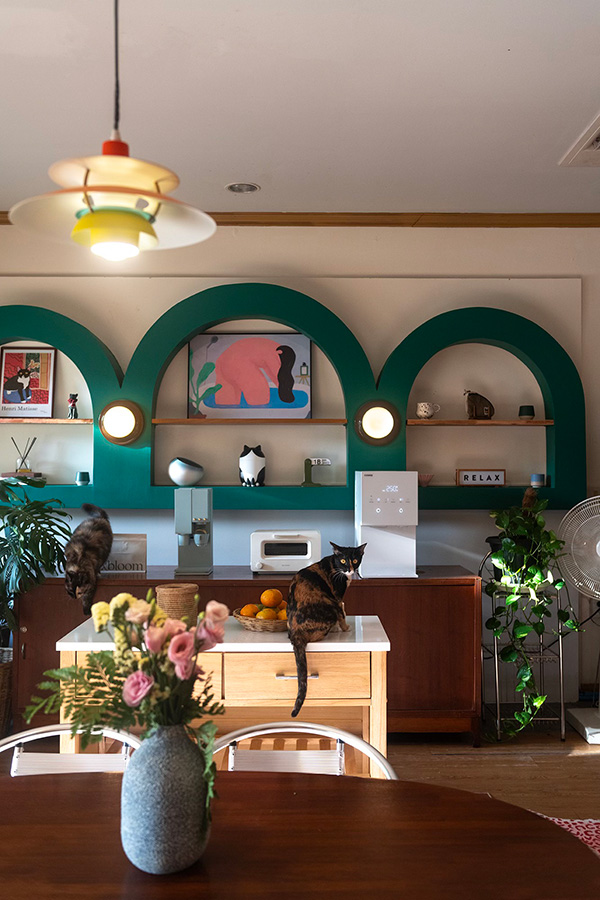 รีวิวห้องนั่งเล่น สไตล์ Mid-Century Modern