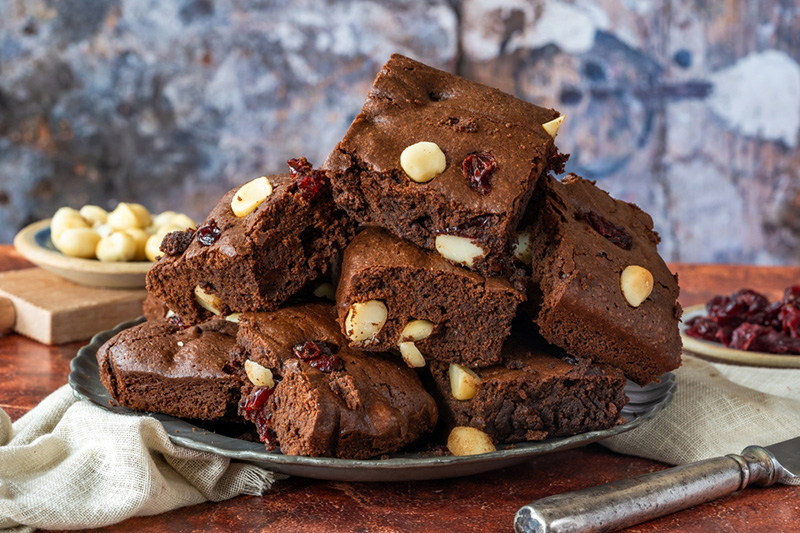 บราวนี่โฮมเมด เมนูอาหารวันปีใหม่ วันขึ้นปีใหม่ อาหารวันปีใหม่