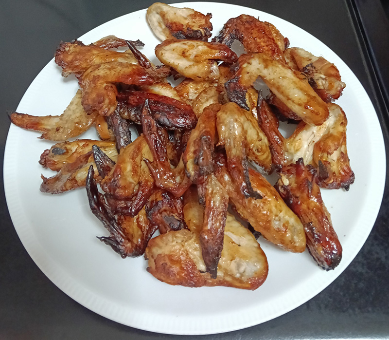 ปีกไก่อบน้ำผึ้ง เมนูหม้ออบลมร้อน เมนูไก่ สูตรอาหาร