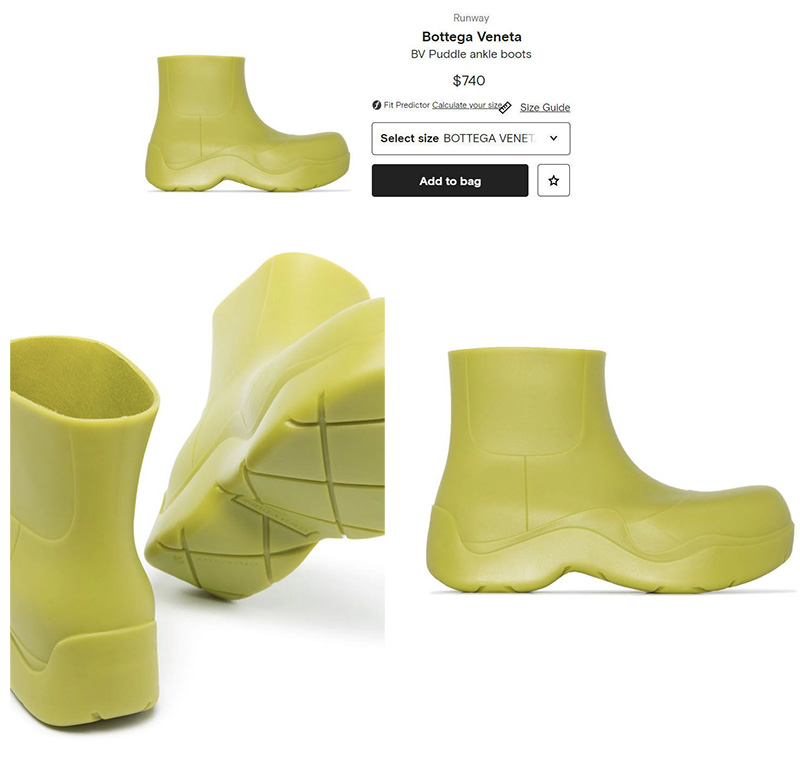 รองเท้าบูต รุ่น BV Puddle ankle boots
