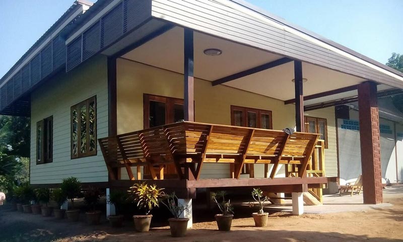 บ้านชั้นเดียวยกสูง