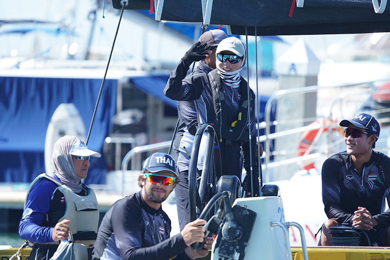 พระราชินี ทรงนำทัพเรือใบไทย คว้าเหรียญทองซีเกมส์ 2025