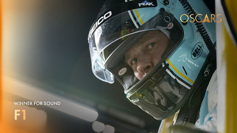F1 สาขาบันทึกเสียงยอดเยี่ยม ออสการ์ 2026 รางวัล Academy Awards ครั้งที่ 98