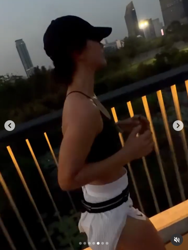 แอน ทองประสม อวดภาพวิ่งกับ เจมส์ จิรายุ