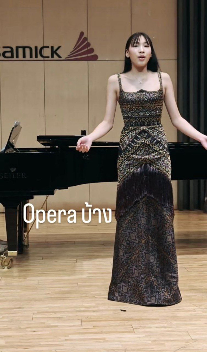 น้องแพรว ลูกสาว ตุ๊ก บ๊วย โชว์สกิลร้องโอเปร่า