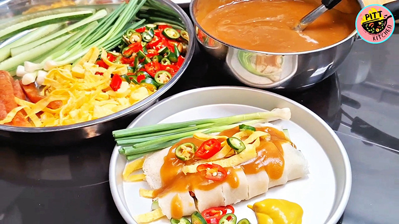 ปอเปี๊ยะสด น้ำจิ้มสูตรโบราณ