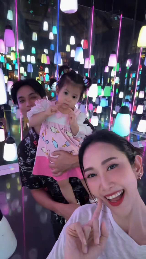 น้องพราวตะวัน ลูกสาว ยุ้ย จีรนันท์ ธันน์ ธนากร