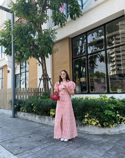 ชมพู่ อารยา ชุดตรุษจีน แฟชั่นดารา