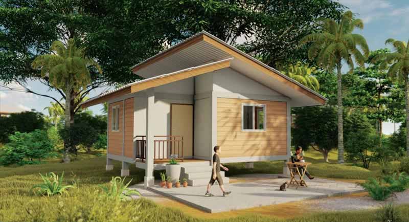 บ้านชั้นเดียวยกสูง