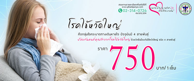 วัคซีนไข้หวัดใหญ่ 2562