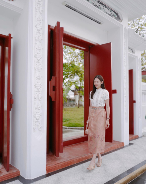 เบลล่า ราณี ชุดไปวัดดารา