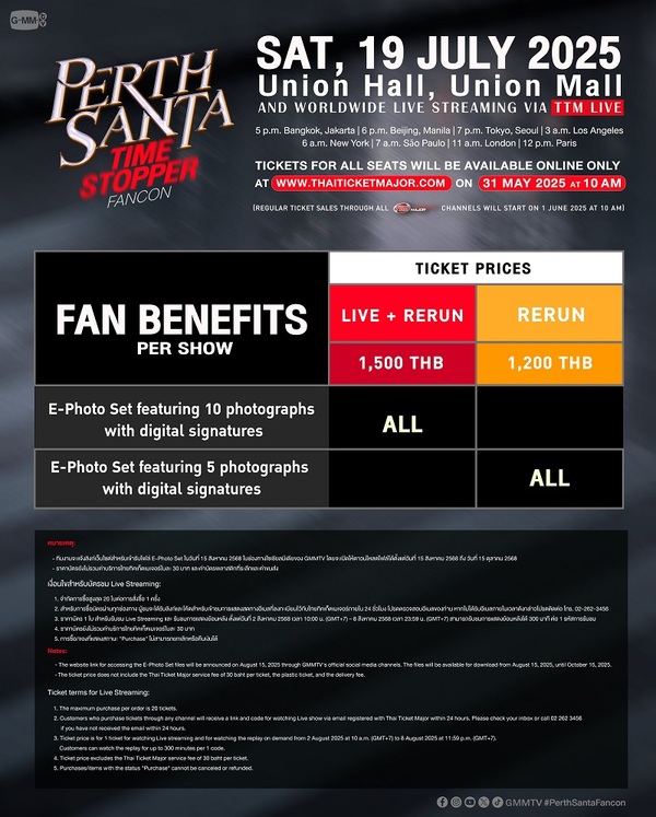 Donation Platinum Pass Perth&Santa - JIB DREAM FANMEET perthsanta