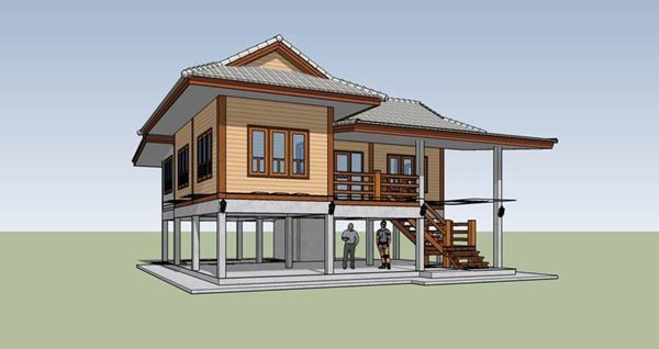 14 แบบบ้านชั้นเดียวยกสูง บ้านใต้ถุนสูง หนีน้ำท่วม สวยงามหลากหลายสไตล์ 14 แบบบ้านชั้นเดียวยกสูง บ้านใต้ถุนสูง หนีน้ำท่วม สวยงามหลากหลายสไตล์