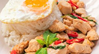 ผัดกะเพราไก่