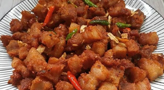 เมนูหมูสามชั้น