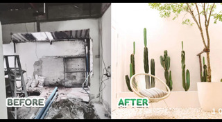 จัดสวนหลังบ้าน