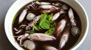 เมนูปลาหมึก