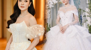 ชุดแต่งงานดารา