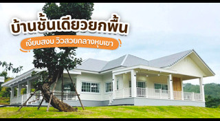 บ้านชั้นเดียวยกสูง