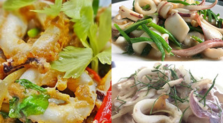 เมนูปลาหมึก