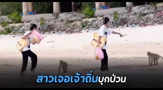 ลิงแกล้งคน